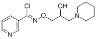CAS#: 130493-03-7, N-(2-Hydroxy-3-Piperidin-1-Ylpropoxy)Pyridine-3-Carboximidoyl Chloride