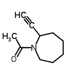 CAS#: 130609-75-5, 1-(2-Ethynyl-1-Azepanyl)Ethanone