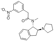 CAS#: 130610-93-4, N-Methyl-2-(3-Nitrophenyl)-N-[(2S)-2-Pyrrolidin-1-Yl-2,3-Dihydro-1H-Inden-1-Yl]Acetamide