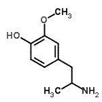 CAS#: 13062-61-8, 4-(2-Aminopropyl)-2-Methoxyphenol