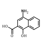 CAS 登录号：13065-87-7， 4-氨基-1-羟基-2-萘甲酸