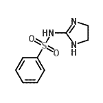 CAS 登录号：13068-55-8， N-(4,5-二氢-1H-咪唑-2-基)苯磺酰胺