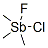 CAS#: 13077-54-8, Chloro-Fluoro-Trimethyl-Stiborane