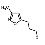 CAS#: 130800-76-9, 5-(3-Chloropropyl)-3-Methyl-1,2-Oxazole