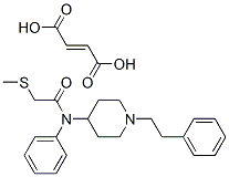 CAS#: 130820-22-3, 2-(Methylthio)-N-Phenyl-N-(1-(2-Phenylethyl)-Piperidin-4-Yl)-Acetamide (Z)-2-Butenedioate (1:1)