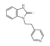 CAS 登录号：13083-37-9， 2-巯基-1-(beta-4-吡啶乙基)苯并咪唑