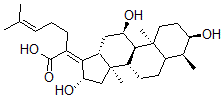 CAS#: 13090-91-0, (2Z)-6-Methyl-2-[(3R,4S,8S,9R,10S,11R,13R,14R,16S)-3,11,16-Trihydroxy-4,10,14-Trimethyl-1,2,3,4,5,6,7,8,9,11,12,13,15,16-Tetradecahydrocyclopenta[a]Phenanthren-17-Ylidene]Hept-5-Enoic Acid