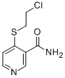 CAS 登录号：13096-17-8， 4-(2-氯乙基硫基)吡啶-3-甲酰胺