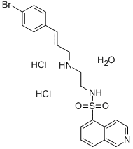 CAS#: 130964-39-5, N-[2-[[3-(4-Bromophenyl)-2-Propen-1-Yl]Amino]Ethyl]-5-Isoquinolinesulfonamide Hydrochloride (1:2)