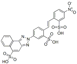 CAS#: 131-43-1, 2-[4-[(E)-2-(4-Nitro-2-Sulfophenyl)Ethenyl]-3-Sulfophenyl]Benzo[g]Benzotriazole-5-Sulfonic Acid