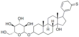 CAS#: 131073-99-9, 17beta-(3'-Thiophenyl)-5beta-androstane-3beta,14beta-diol 3-D-glucopyranoside