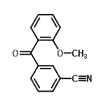 CAS#: 131117-96-9, 3-(2-Methoxybenzoyl)Benzonitrile