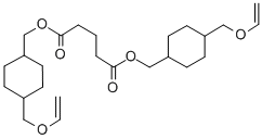 CAS#: 131132-77-9, Bis[[4-(Ethenoxymethyl)Cyclohexyl]Methyl] Pentanedioate