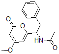 CAS 登录号：131190-56-2， N-[(1S)-1-(4-甲氧基-6-氧代吡喃-2-基)-2-苯基乙基]乙酰胺