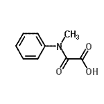 CAS#: 13120-33-7, [Methyl(Phenyl)Amino](Oxo)Acetic Acid