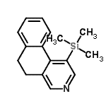 CAS 登录号：131373-01-8， 5,6-二氢苯并[f]异喹啉-1-基(三甲基)硅烷