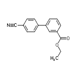 CAS 登录号：131379-34-5， 乙基4'-氰基-3-联苯羧酸酯