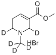 CAS#: 131448-18-5, 1,2,5,6-Tetrahydro-1-(Methyl-D3)-3-Pyridine-2,6-D2-carboxylic Acid Methyl Ester Hydrobromide