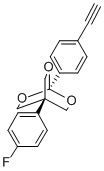CAS 登录号：131541-24-7， 4-(4-乙炔基苯基)-1-(4-氟苯基)-3,5,8-三氧杂双环[2.2.2]辛烷