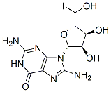 CAS#: 131635-07-9, 2,8-Diamino-9-[(2R,3R,4S,5S)-3,4-Dihydroxy-5-(Iodomethyl)Oxolan-2-Yl]-3H-Purin-6-One