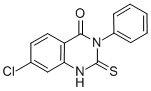 CAS#: 13165-15-6, 7-Chloro-2,3-Dihydro-3-Phenyl-2-Thioxo-4(1H)-Quinazolinone