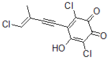 CAS 登录号：131651-40-6， 3,6-二氯-4-[(E)-4-氯-3-甲基丁-3-烯-1-炔基]-5-羟基环己-3,5-二烯-1,2-二酮