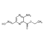 CAS#: 131684-16-7, Ethyl 3-Amino-6-[(E)-(Hydroxyimino)Methyl]-2-Pyrazinecarboxylate