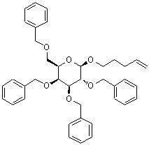 CAS#: 131684-77-0, 4-Penten-1-Yl 2,3,4,6-Tetra-O-Benzyl-beta-D-Galactopyranoside