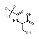 CAS#: 131685-11-5, N-(<Sup>2</Sup>H<Sub>3</Sub>)Ethanoylcysteine