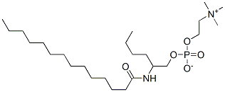 CAS#: 131736-77-1, 2-(Tetradecanoylamino)Hexyl 2-Trimethylazaniumylethyl Phosphate