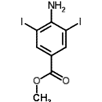 CAS 登录号：131755-87-8， 甲基4-氨基-3,5-二碘苯甲酸酯