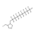 CAS#: 131771-31-8, 3-(2,2,3,3,4,4,5,5,6,6,7,7,8,8,9,9,9-Heptadecafluorononyl)-4-(Iodomethyl)Tetrahydrofuran