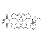 CAS#: 131796-58-2, Dirhodium(II) tetrakis(methyl 2-pyrrolidinone-5(R)-carboxylate)acetonitrile/2-propanol complex