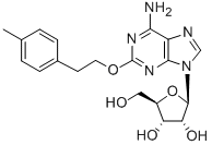 CAS#: 131865-94-6, (2R,3R,4S,5R)-2-[6-Amino-2-[2-(4-Methylphenyl)Ethoxy]Purin-9-Yl]-5-(Hydroxymethyl)Oxolane-3,4-Diol