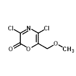 CAS#: 131916-16-0, 3,5-Dichloro-6-(Methoxymethyl)-2H-1,4-Oxazin-2-One