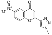 CAS 登录号：131924-53-3， 2-(1-甲基三唑-4-基)-6-硝基苯并吡喃-4-酮
