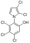 CAS 登录号：131956-34-8， 3,4,5-三氯-2-(2,3-二氯吡咯-1-基)苯酚