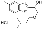 CAS#: 131965-03-2, 2-(2-Dimethylaminoethoxy)-1-(5-Methyl-1-Benzothiophen-2-Yl)Ethanol Hydrochloride
