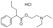 CAS#: 132-45-6, 2-Diethylaminoethyl 2-Phenylpentanoate Hydrochloride