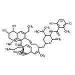 CAS#: 132054-37-6, (7Z,11E)-14-Ethyl-17,18,25-Trihydroxy-8,20,22-Trimethyl-23,27-Dioxo-3-Propyl-26-Oxapentacyclo[22.2.1.0<Sup>1,6</Sup>.0<Sup>13,22</Sup>.0<Sup>16,21</Sup>]Heptacosa-4,7,11,14,24-Pentaen-9-Yl 4-[(3-Chloro-6-Hydroxy-2-Methylbenzoyl )Amino]-2,3,4,6-Tetradeoxy-3-(Dimethylamino)Hexopyranoside