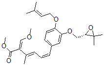 CAS#: 132056-04-3, Methyl (2E,3E,5Z)-6-[3-[[(2S)-3,3-Dimethyloxiran-2-Yl]Methoxy]-4-(3-Methylbut-2-Enoxy)Phenyl]-2-(Methoxymethylidene)-3-Methylhexa-3,5-Dienoate