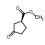 CAS#: 132076-32-5, Methyl (1S)-3-Oxocyclopentanecarboxylate