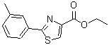 CAS#: 132089-33-9, Ethyl 2-(3-Methylphenyl)-1,3-Thiazole-4-Carboxylate