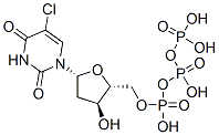CAS#: 132183-42-7, [(2R,3S,5R)-5-(5-Chloro-2,4-Dioxopyrimidin-1-Yl)-3-Hydroxyoxolan-2-Yl]Methyl (Hydroxy-Phosphonooxyphosphoryl) Hydrogen Phosphate