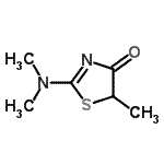 CAS#: 132354-25-7, 2-(Dimethylamino)-5-Methyl-1,3-Thiazol-4(5H)-One