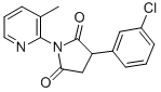 CAS#: 132458-99-2, 3-(3-Chlorophenyl)-1-(3-Methylpyridin-2-Yl)Pyrrolidine-2,5-Dione