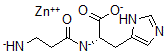 CAS 登录号：132613-07-1， 2-[(3-次氮基-1-氧代亚丙基)氨基]-3-(3H-咪唑-4-基)丙酸锌
