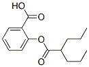 CAS 登录号：13265-02-6， 2-[(2-丙基戊酰基)氧基]苯甲酸