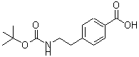 CAS#: 132690-91-6, 4-[2-({[(2-Methyl-2-Propanyl)Oxy]Carbonyl}Amino)Ethyl]Benzoic Acid