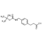 CAS#: 132691-45-3, 3-{4-[({[(2-Methyl-2-Propanyl)Oxy]Carbonyl}Amino)Methyl]Phenyl}Propanoic Acid